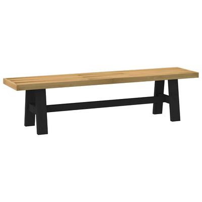 vidaXL jedálenská lavica NOAIN v tvare A nohy 180x40x45 cm