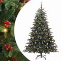 vidaXL Umelý vianočný stromček Zelená 180 cm PVC, kov a plast