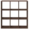 vidaXL Rozdeľovacia knižnica hnedý dub 102x29x103,5 cm kompozit.drevo
