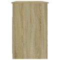 vidaXL Stolík so zásuvkami dub sonoma 102x50x76 cm spracované drevo
