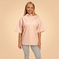 Dámske tričko Oversized Bliss Pink - BeastPink, veľkosť M, veľkosť oblečenia M