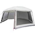 VidaXL Stan pri bazéne s odnímateľnými stenami zo sieťoviny 618x532 cm