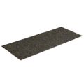 vidaXL Schodové rohože, samolepiace, 15 ks, 60x25 cm, antracitové, obdĺžnikové