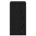 vidaXL Skriňa na topánky 60 x 35 x 70 cm Kompozitné drevo Čierny dub