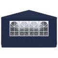 vidaXL Profesionálny párty stan+bočné steny 4x6 m, modrý 90 g/m²