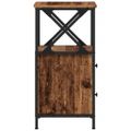 vidaXL Nočné stolíky 2 ks staré drevo 34x35,5x70 cm kompozitné drevo