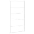 vidaXL Vešiak na uteráky biely 60x10x116 cm oceľový
