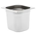 vidaXL Gastronádoby 8 ks, GN 1/6, 150 mm, nehrdzavejúca oceľ