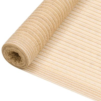 vidaXL Tieniaca sieť béžová 1,2x10 m HDPE 195 g/m²