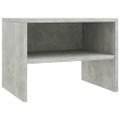 vidaXL Nočné stolíky 2 ks, betónovo sivé 40x30x30 cm, kompozitné drevo