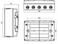 Rozvádzač SolarBOX FAMATEL fr017L T1+T2 (1000V DC) pre 3 stringy IP65 certifikovaný
