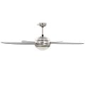 vidaXL Ozdobný stropný ventilátor s osvetlením, 128 cm, hnedý