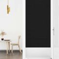 vidaXL Nástenné panely 12 ks čierne 90x30 cm zamat 3,24 m²