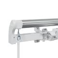 vidaXL Rám markízy Biela 400 × 300 cm Hliník