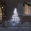 vidaXL LED Vianočný stromček so zemnými kolíkmi Studená biela 182 cm
