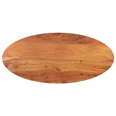 vidaXL Stolová doska 80x40x2,5 cm oválna masívna akácia