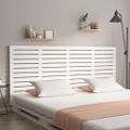 vidaXL Nástenné čelo postele biele 186x3x91,5 cm masívna borovica