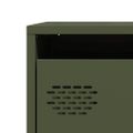 vidaXL Komoda olivovozelená 68x39x73,5 cm oceľ valcovaná za studena
