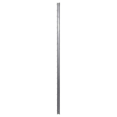 vidaXL Stĺp na plot. 10 pcs Strieborná 200 cm Oceľ
