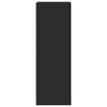 vidaXL Komoda s LED čierna 42,5x34x100 cm kompozitné drevo