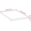 vidaXL Kuchynská pracovná doska 40x63,5x2,7cm dubový masív obdĺžnikový