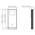 Dahua prístupová RFID čítačka ASI2201H-W