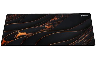 AROZZI ZONA Mousepad XL Black-Gold/ XL podložka na stůl/ 900x420x4 mm/ voděodolná Podložka pod myš, 900×420×4mm, mikrovlákno, protiskluzová guma, vodeodolná, cerno-zlatá
