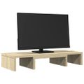 vidaXL Stojan na monitor dub sonoma 60x24x10,5 cm kompozitné drevo