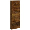 vidaXL Botník dymový dub 59x17x169 cm spracované drevo