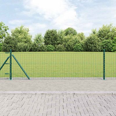 vidaXL Zvarené drôtené pletivo s betónovým základom 25 x 0,6 m (š x v)