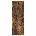vidaXL Komoda dymový dub 37,5x35x99 cm spracované drevo