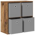 vidaXL Servírovacia skriňa Staré drevo 59,5 x 27 x 57 cm