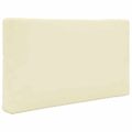 vidaXL Vankúš na vonkajšiu pohovku Polyester Krémová 80 x 80 cm
