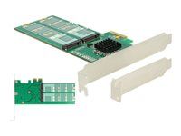 Low Profile Form Factor - Radič úložiska - M.2 Card - nízky profil - PCIe 2.0 x2