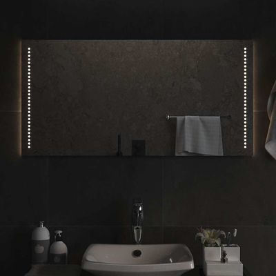 vidaXL LED kúpeľňové zrkadlo 100x50 cm