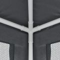 vidaXL Párty stan a 4 sieťkované bočné steny antracitový 2,5x2,5m HDPE