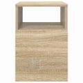 vidaXL Koncový stôl 2 ks Sonoma dub 30,5 x 30 x 45 cm Kompozitné drevo