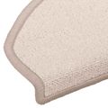 vidaXL Samolepiace schodové rohože 15 ks 80 x 24,5 x 3,5 cm Sivohnedá