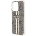 Puzdro Guess pre iPhone 15 Pro Max 6,7" GUHCP15XH4PSEGW hnedá HC IML 4G GOLD STRIPE