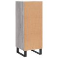 vidaXL Komoda sivý dub sonoma 34,5x34x90 cm spracované drevo