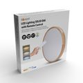 LED stropné svetlo Solight WO8010 Solid Oak