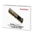 AXAGON PCEM2-1U, PCIe x16/x8/x4 - M.2 NVMe M-key slot adaptér, 1U Radic, PCIe x16/x8/x4, pro 1x M.2 SSD, NVMe M-Key, 1U