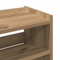 vidaXL Regál na topánky dub artisan 60x25x62 cm kompozitné drevo