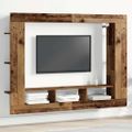 vidaXL TV skrinka 152 x 22 x 113 cm Staré drevo Kompozitné drevo
