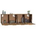 vidaXL Nástenné skrinky 2 ks dymový dub 60x36,5x35 cm spracované drevo