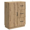 vidaXL Servírovacia skriňa Dub artisan 66 x 34,5 x 87 cm