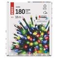 LED vianočný reťazec, 18 m, vonkajší aj vnútorný, multicolor, programy
