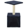 vidaXL Škrabadlo pre mačky, sisalový stĺpik 55 cm, tmavomodré