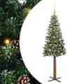 vidaXL Úzky vianočný stromček Zelená 150 cm