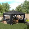 vidaXL Párty stan 3x4 m, antracitový